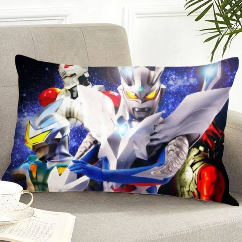 卡通奥特曼枕头幼儿园儿童小学生午睡3-6-12岁超人睡觉枕头套抱枕