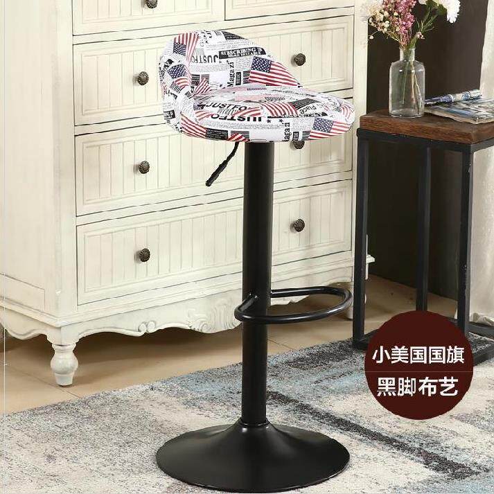 会所复古茶餐厅公寓高脚凳吧台凳公司茶吧耐用直播白色照相馆新款