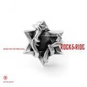 925纯银做旧男耳饰女情侣 破碎六芒星耳钉 情人节礼物 ROCKRIDE