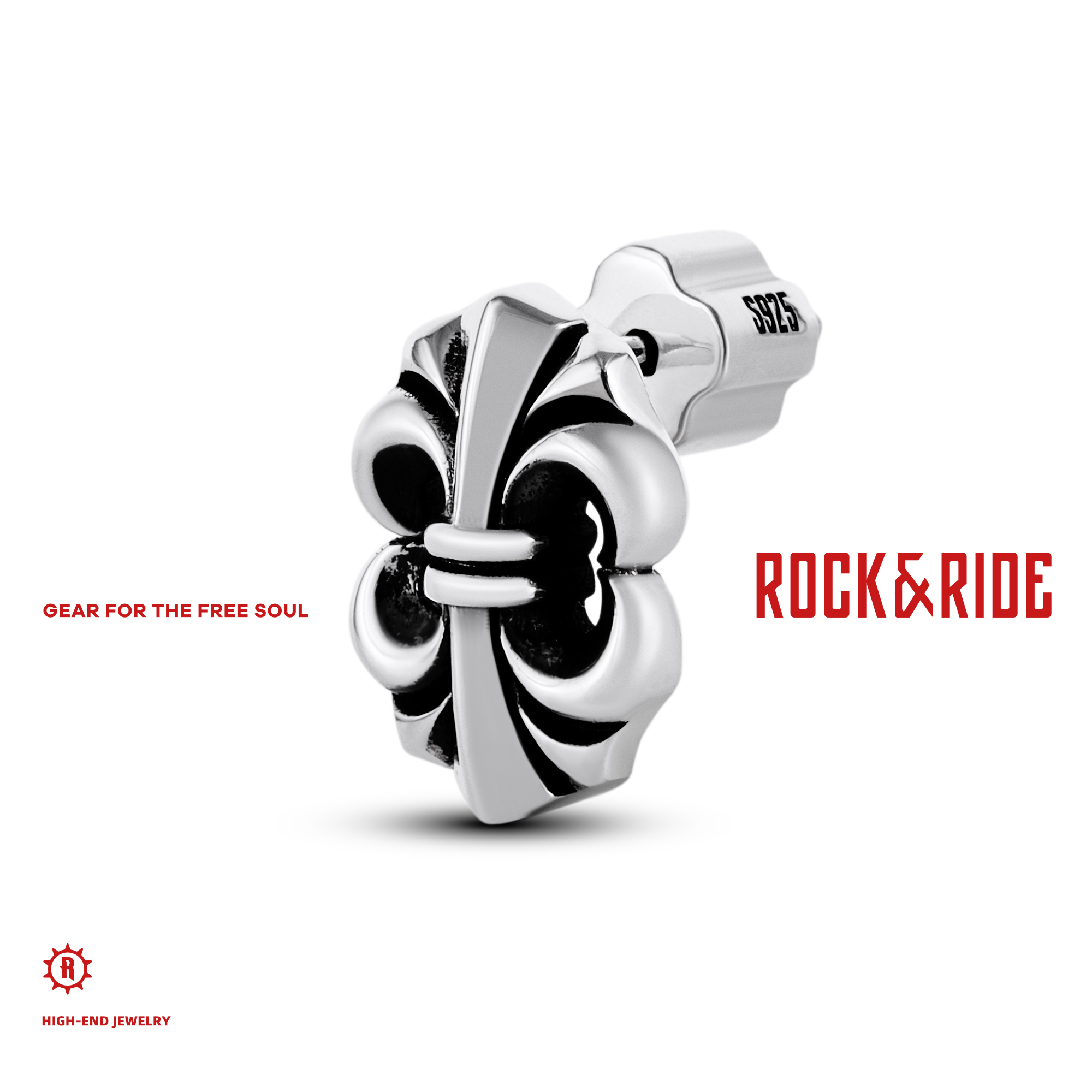 鸢尾之力耳饰勾勒自由轮廓