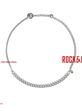 ROCKRIDE LostHabana系列 HANL10项链 纯银男古巴链潮