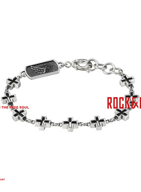 [新年礼物]ROCKRIDE Heart系列 挚爱独角兽手链 纯银情侣明星同款