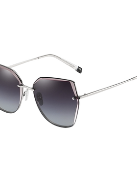 新款无边框网红大框显瘦太阳眼镜