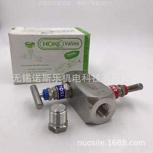 68028精密针式 美国霍克双联针型阀 管路高压不锈钢
