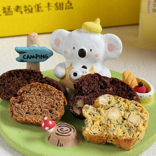 生猛考拉常温新品现做意式脆饼无蔗糖坚果酥脆零食120g