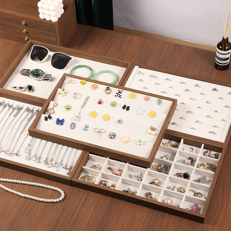 便雅米色项链戒指耳环耳钉收纳盘珠宝首饰展示盘饰品看货陈列托盘,收纳整理,首饰盒,淘宝优惠券,粉丝福利购,淘宝优惠卷