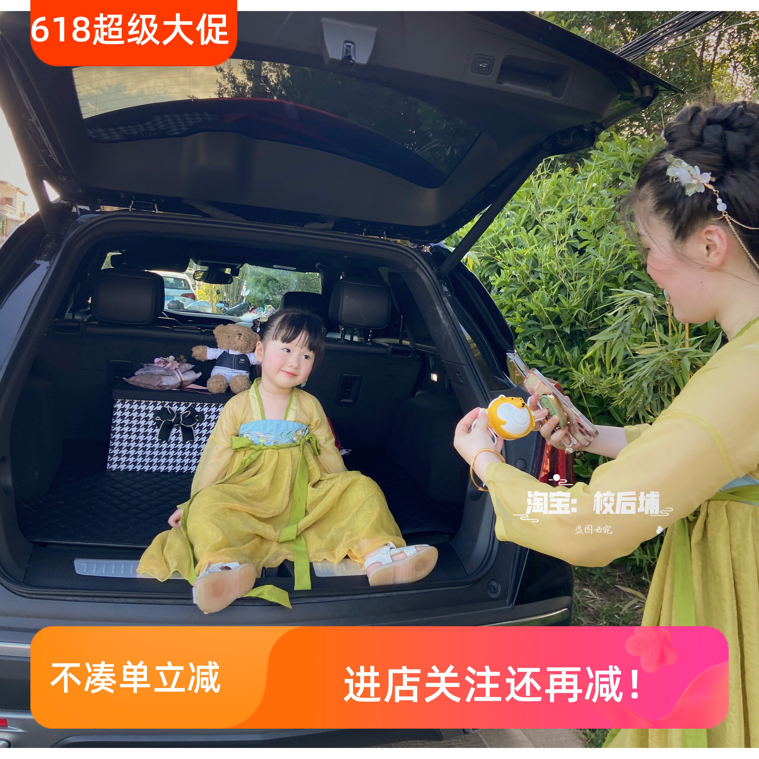 亲子装女童汉服母女装国风春夏2026新日常连衣裙中国古风襦裙儿童