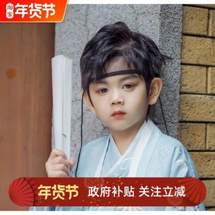 汉服帽子网巾包邮古装配饰头巾发绳男女百搭懒收巾明制抹额网纱巾