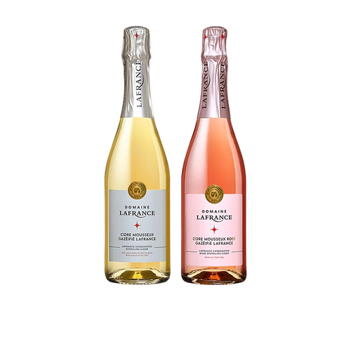加拿大原瓶进口DOMAINE LAFRANCE苹果起泡酒女士低度微醺甜酒