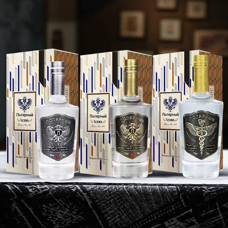 极地双头鹰【原瓶进口】白俄罗斯拉达米尔酒厂伏特加洋酒金钱豹