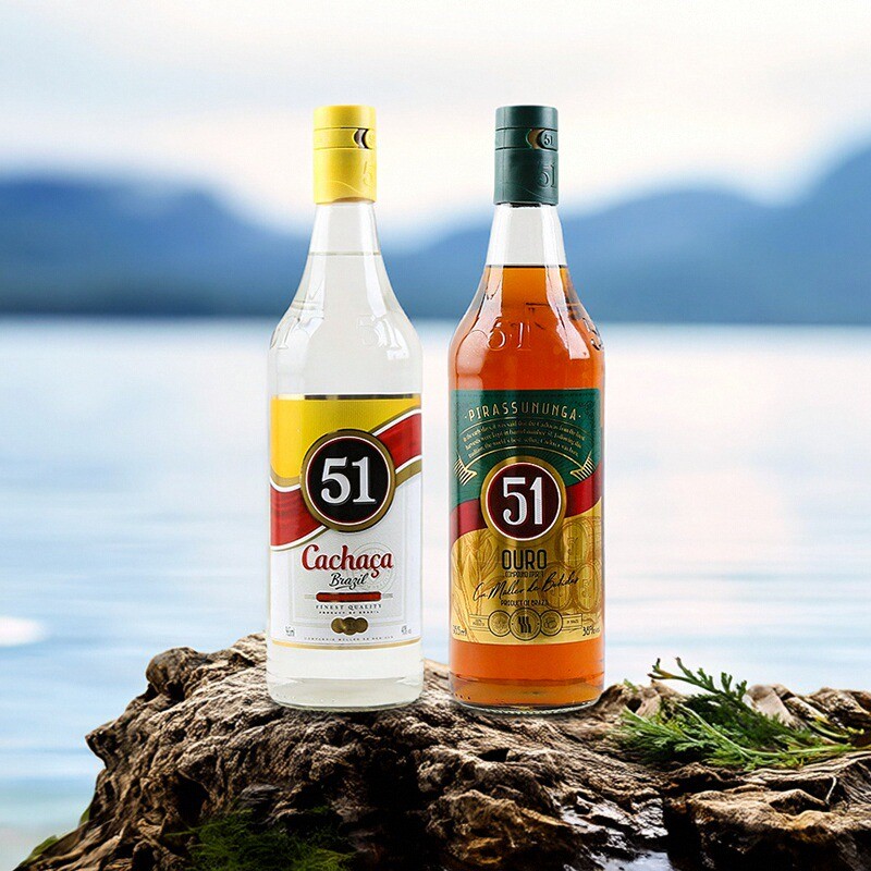 穆乐伍壹Cachaca 51【原瓶进口】巴西国酒甘蔗酒金卡莎萨朗姆酒