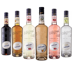 法国原瓶进口吉发得Giffard血桃果味利口酒女士微醺甜酒洋酒调酒