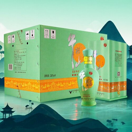 牛栏山北京二锅头百年佳酿星级款浓香型五星38度纯粮食酒白酒整箱