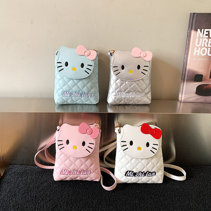 hellokitty斜挎包女包2026新款小众设计可爱学生党手机包迷你小包