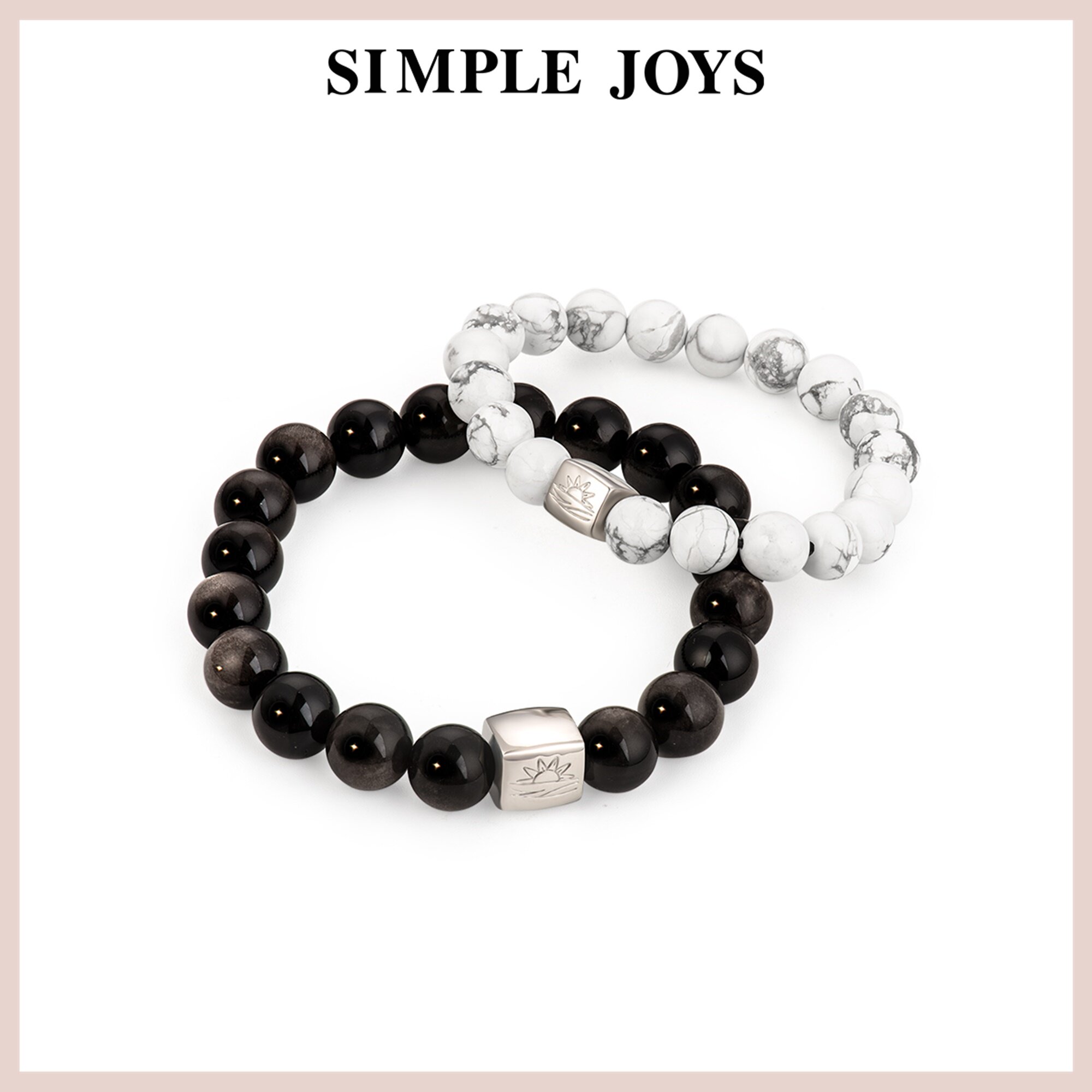 SIMPLEJOYS日落黑白情侣手串