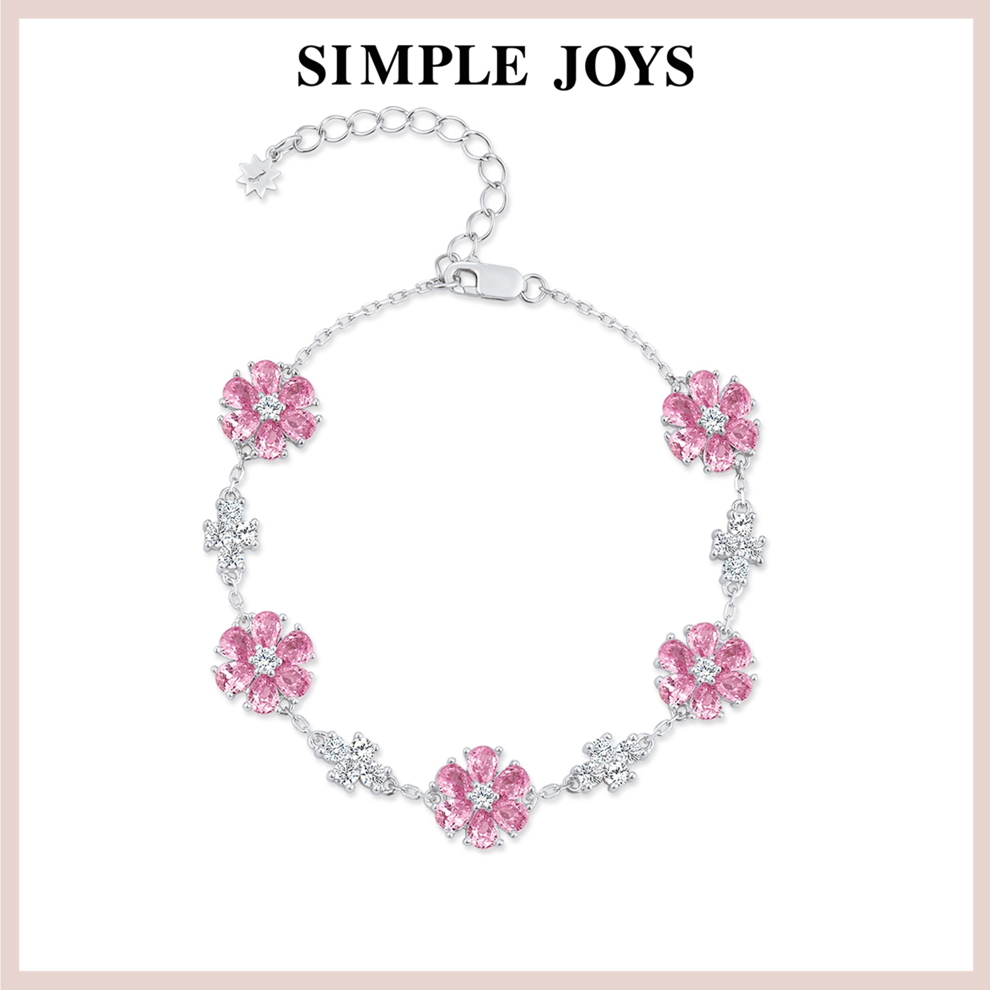 SIMPLEJOYS简单快乐 仙子花朵手链女s925银幻梦仙女fafa原创小众