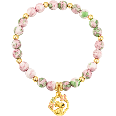 SIMPLEJOYS兔子转运珠手链串珠