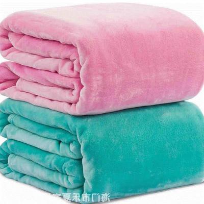 solid blanket coral fleece blanket blanket. plain ve 1.10kg