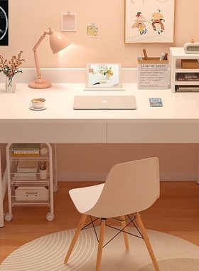 Desk simple office computer table home wooden study desk书桌