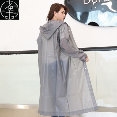 durable thick EVA women men raincoat waterproof cap poncho