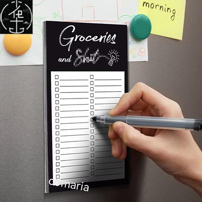 50Pages Magnetic Back Grocery List Planner Notepads Fridge