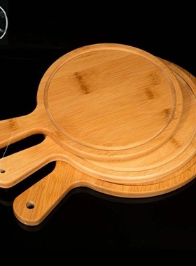Wooden pizza board wooden tray real wood plate cut pizza