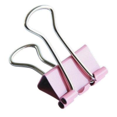 60pcs colorful metal paper file ticket binder clips 15mm off
