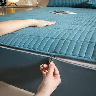 Soft Mattress Protector Topper Cover Bed Fitted Sheet Zipper