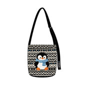 尼睿设计师原创纳瓦霍企鹅椭圆底飘带水桶包单肩小众百搭休闲Z102