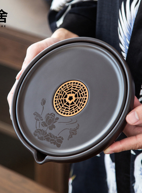 远舍电木壶垫壶承干泡台茶盘日式养壶紫砂壶储水底座壶托茶道配件