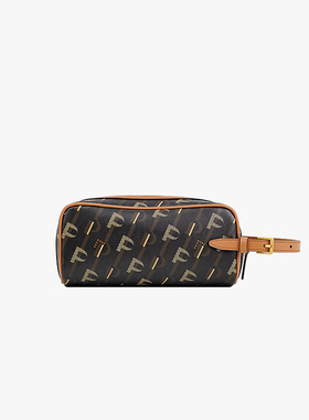 PECO旅行系列老花盒子化妆包手提收纳包大容量旅行出差手提洗漱包