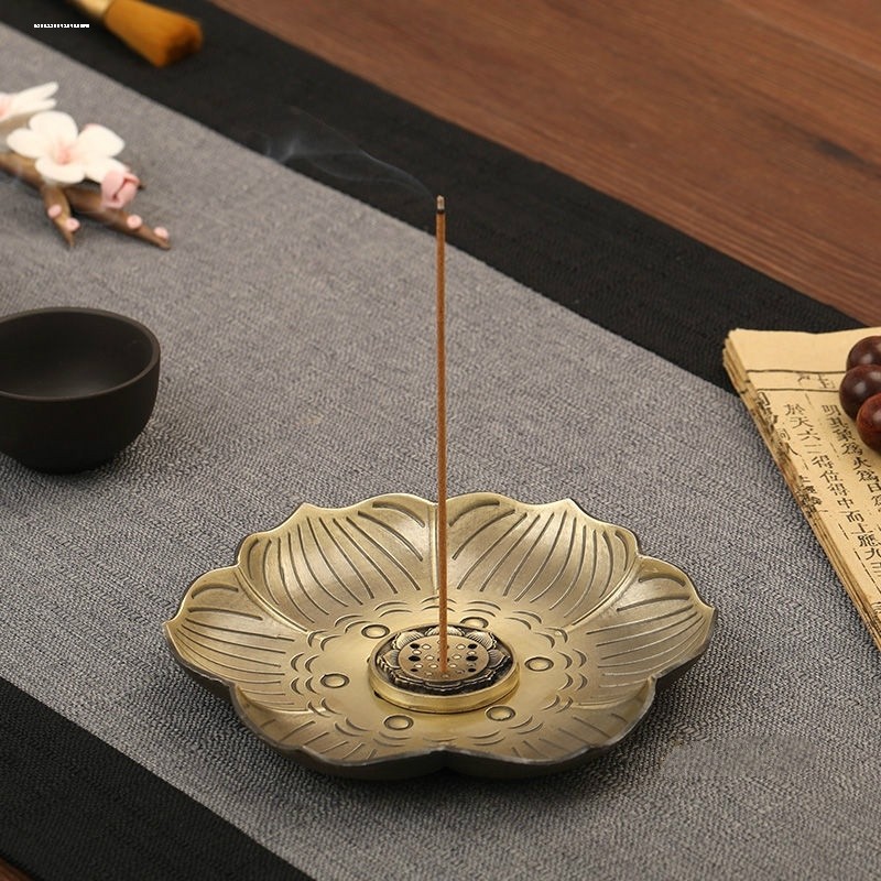 线香插香座莲花香盘托香架家用插香用具室内檀香炉点香器托盘底座,家居饰品,香托/香盘/香座/香插,淘宝优惠券,粉丝福利购,淘宝优惠卷