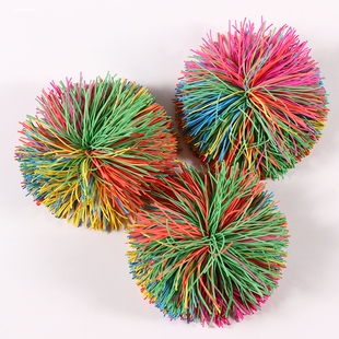 儿童吸盘球玩具粘靶球抛接粘粘球吸盘黏黏吸板球运动器材球类玩具