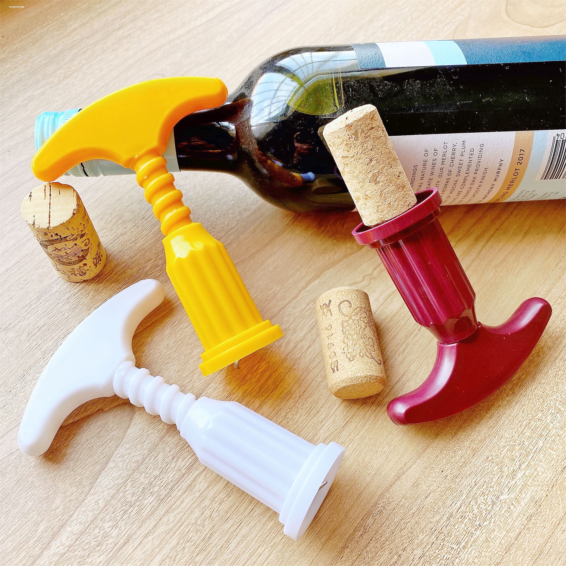 特大加厚塑料红酒开瓶器简易酒起子开罐器葡萄酒启瓶器包邮