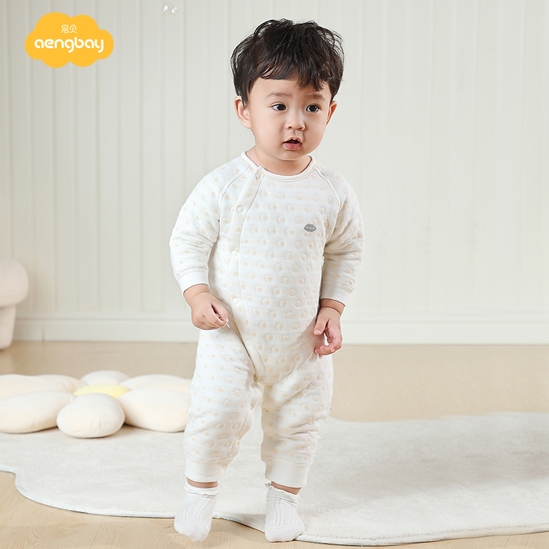 aengbay保暖初生夹棉冬季哈衣