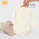 Aengbay包屁衣春秋薄款 长袖 睡衣新生儿连体衣哈衣婴儿衣服纯棉秋