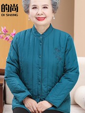 Одежда для дам 中老年人女轻薄款羽绒棉服60-70-80岁奶奶秋冬装内胆棉袄妈妈棉衣 31376809