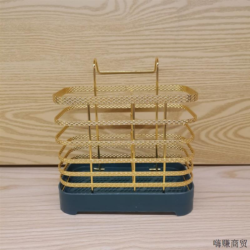 K018金色筷笼开心猴筷笼CL-K031挂墙式筷子筒收纳盒厨房用品餐具