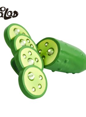 官方emo salad 3D打印表情包 亮钻黄瓜戒指原创设计Cucumber ring