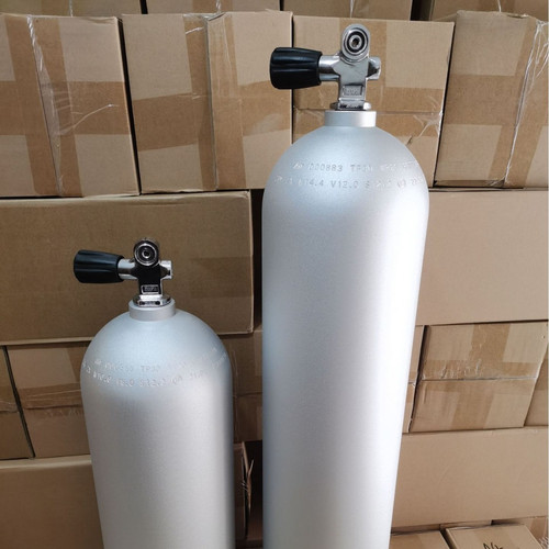 12L潜水铝合金气瓶组潜水钢瓶 喷砂压缩空气台湾瓶头阀