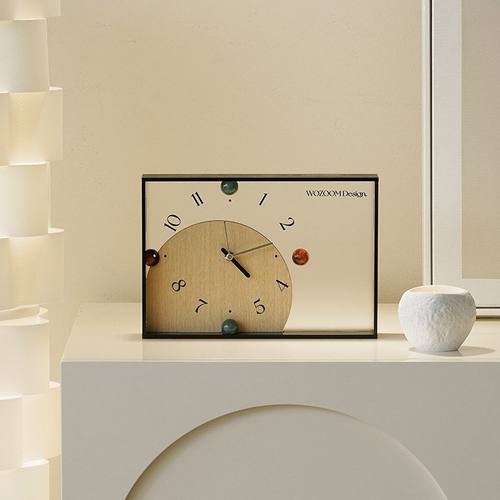 WOZOOM屋准家居创意时钟摆件客厅