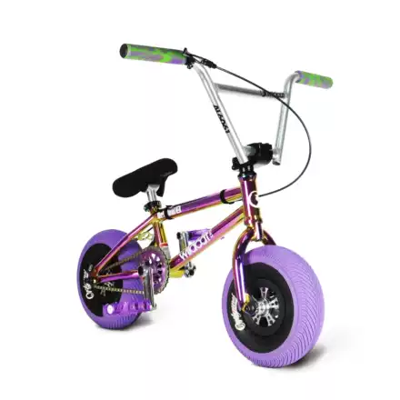Wildcat Mini Bmx C款pro款炫彩绿迷你小轮车儿童bmx整车高配