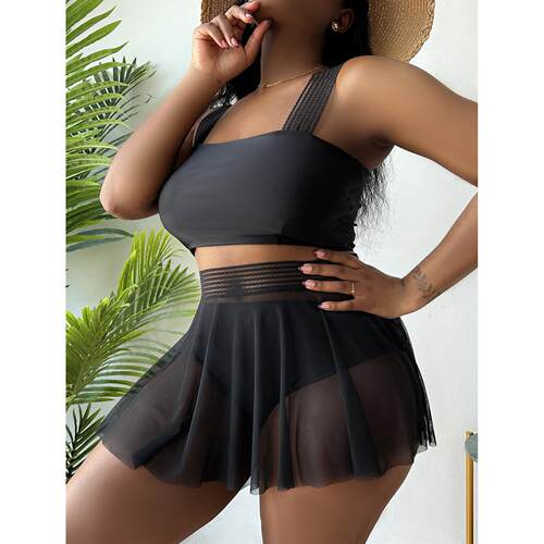 GauzeBikiniSetforCurvyWomenTop