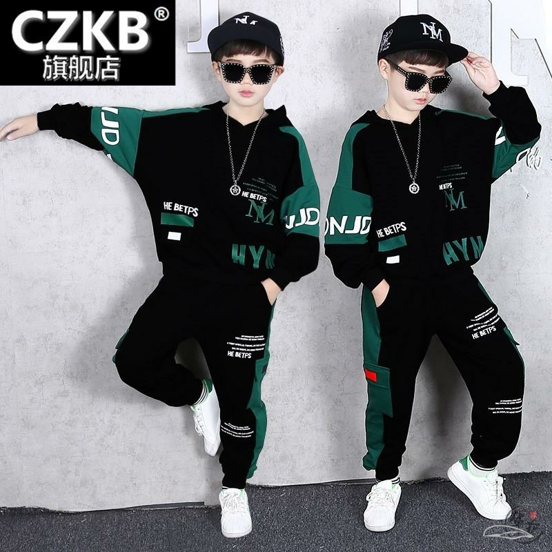 。儿童演出服男童街舞套装嘻哈hiphop爵士舞蹈服装潮童装走秀衣服