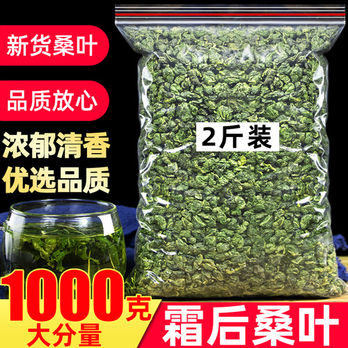 桑叶茶散装泡茶新鲜霜后特级泡水