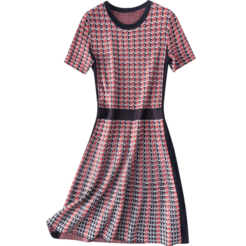 amass阿玛施旗舰店官网显瘦女秋装爆款2020新款小个子气质连衣裙