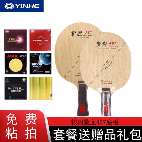 银河乒乓球拍底板紫龙437s定制