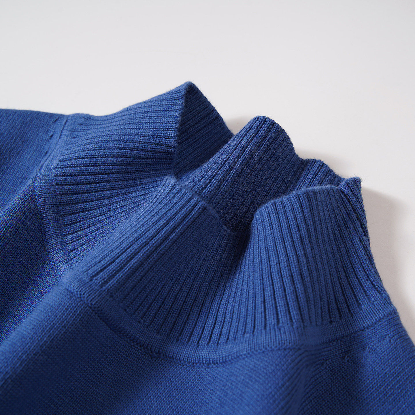 48S精梳细棉 100%全棉 半高领毛衣女薄春秋套头针织打底衫 不起球