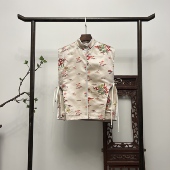 中式 刺绣款 魁阔型马夹M40149 八仙