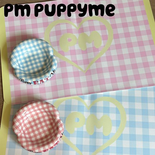PuppyMe宠物猫狗餐垫PVC皮革防水防油隔热环保印刷易清洁防污垫